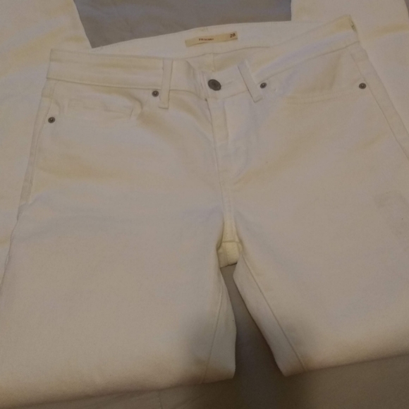Levi's 711 White Skinny Jeans NWOT - Picture 4 of 8